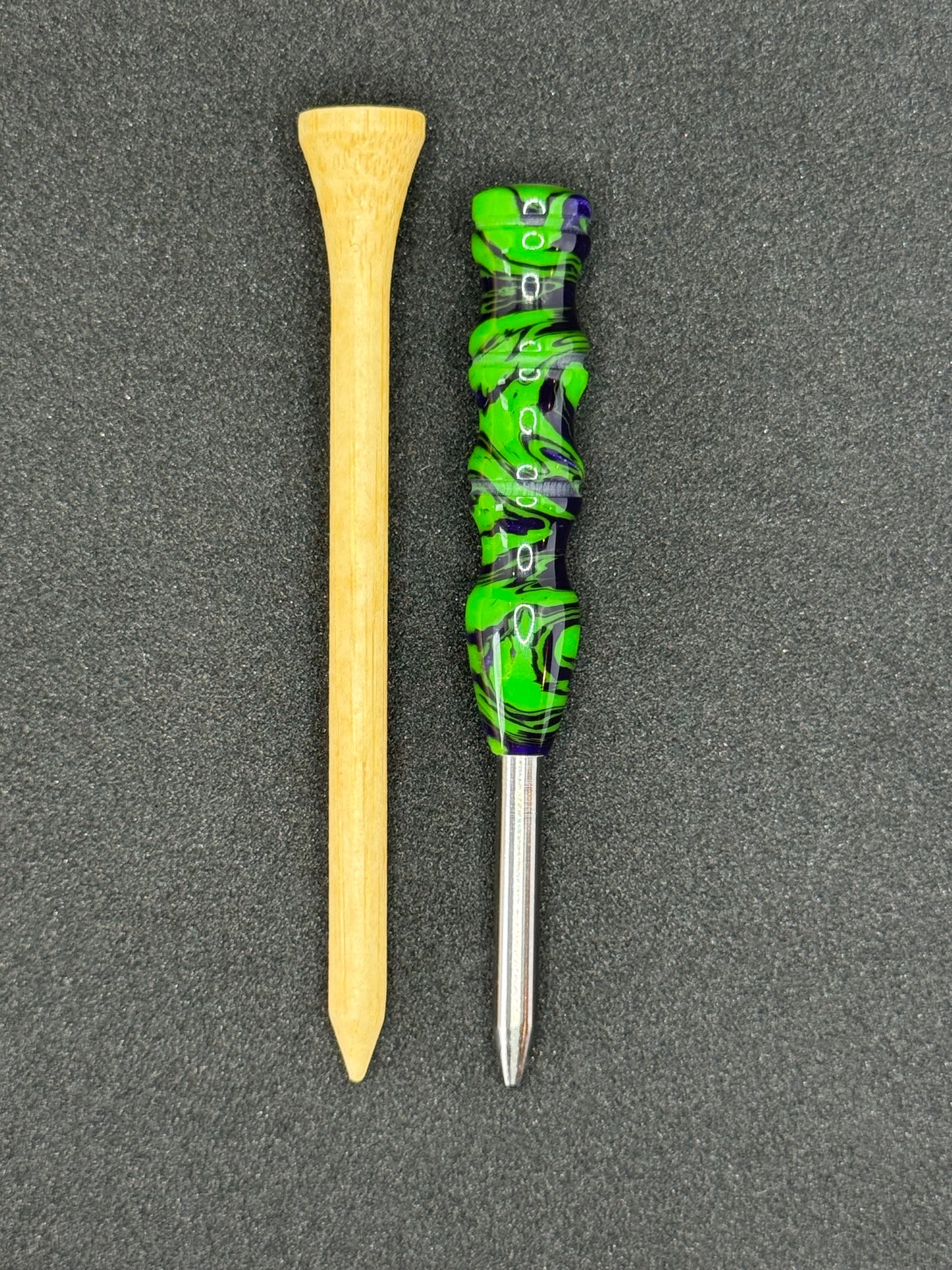 Single prong titanium divot tool - Nuked