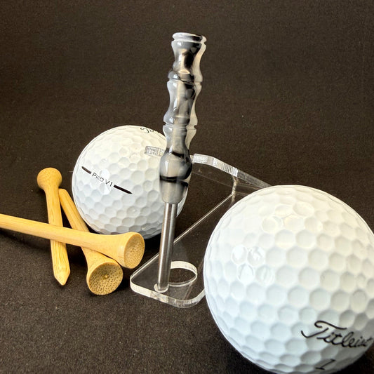 Single prong titanium divot tool - Smoked