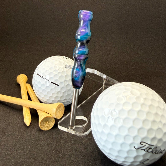 Single prong titanium divot tool - Twilight