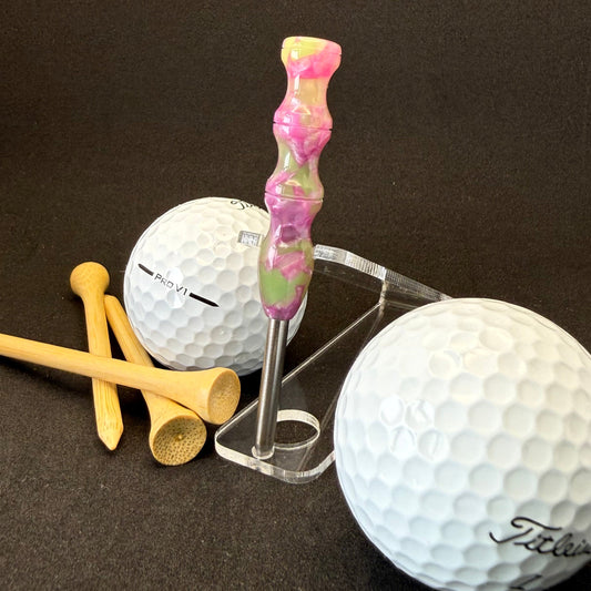 Single prong titanium divot tool - Watermelon